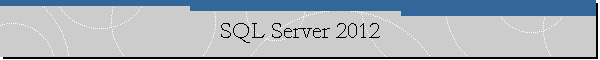 SQL Server 2012