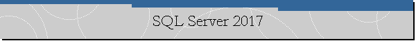 SQL Server 2017