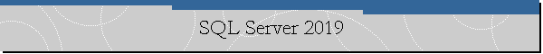 SQL Server 2019