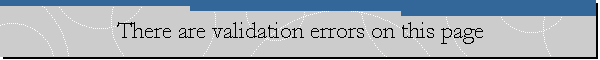 There are validation errors on this page